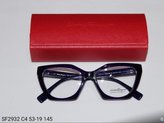 Lentes Salvatore Ferragamo SF2932 C4 - Réplica Nueva (Color Azul Oscuro)